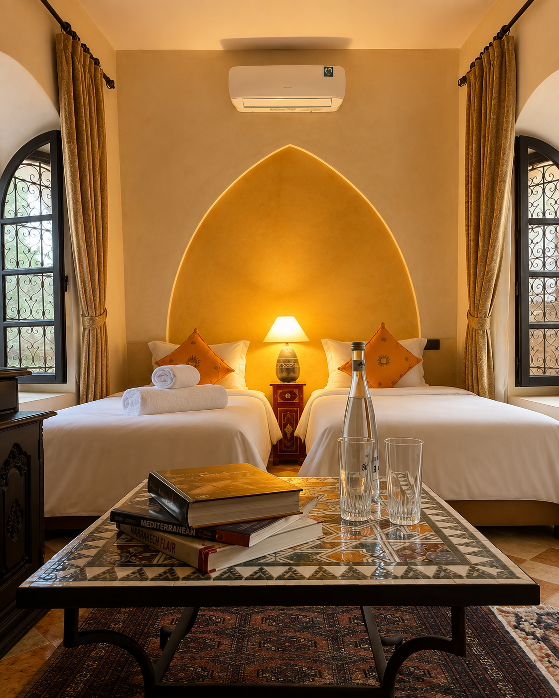 Garden Suite twin beds