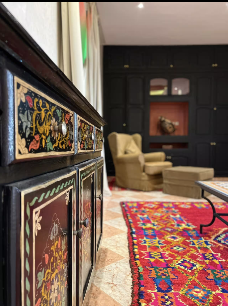 Master Suite stained glass window