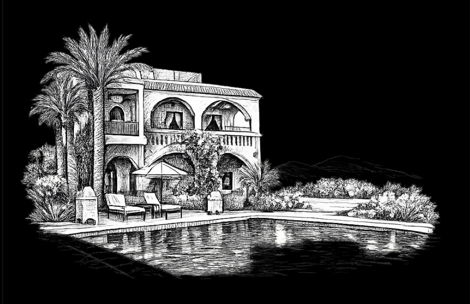 Riad House Sketch
