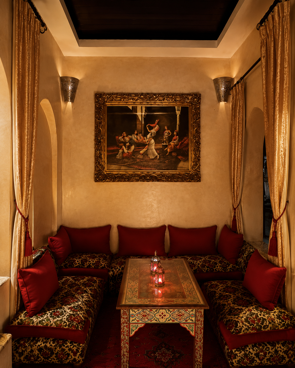 The Riad — chimney salon