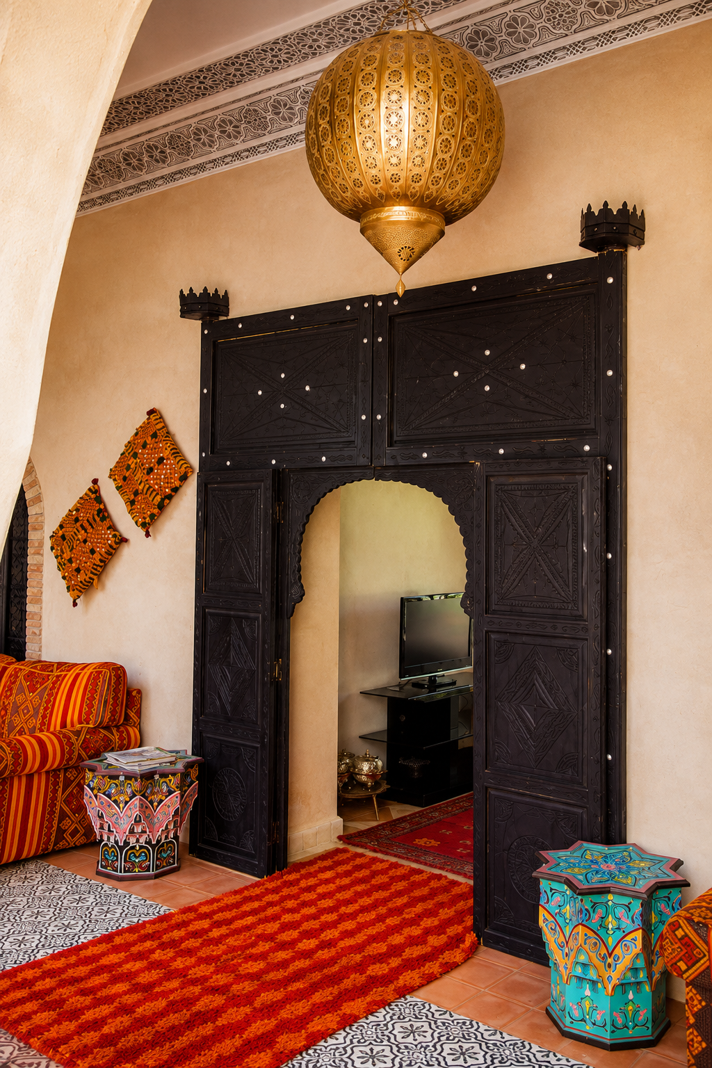 The Riad — ornate doorway